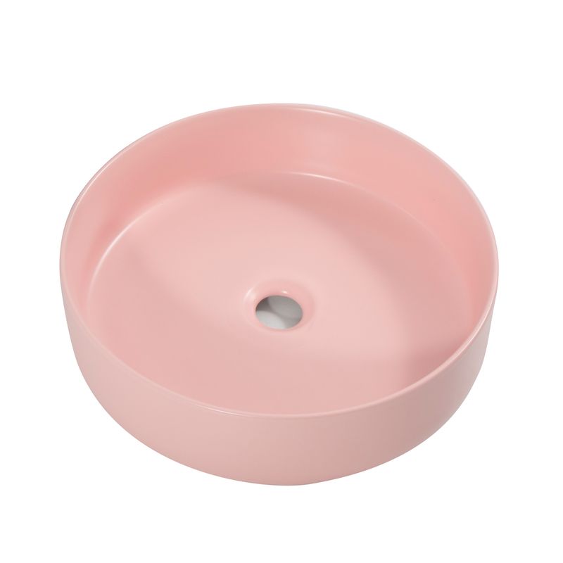 Baños-Lavamanos-de-Sobreponer-Dream-Pink-Redondo-sin-Rebalse-400x400x120-mm