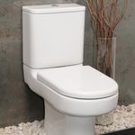 Baños-WC-Cristallo-Descarga-Muro-con-Tapa-Asiento-y-Fijaciones-Blanco