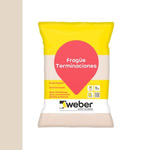 Fragüe Porcelanato y Cerámica Weber Almond 5 Kg