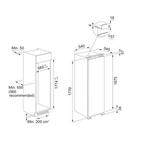 Refrigerador Panelado Monodoor Mythos 330 Blanco