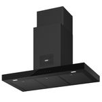 Cocina-Campana-Decorativa-Pared-Air-Hub-Mythos-Matt-F90-Negro