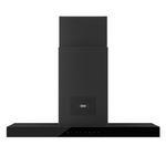 Cocina-Campana-Decorativa-Pared-Air-Hub-Mythos-Matt-F90-Negro