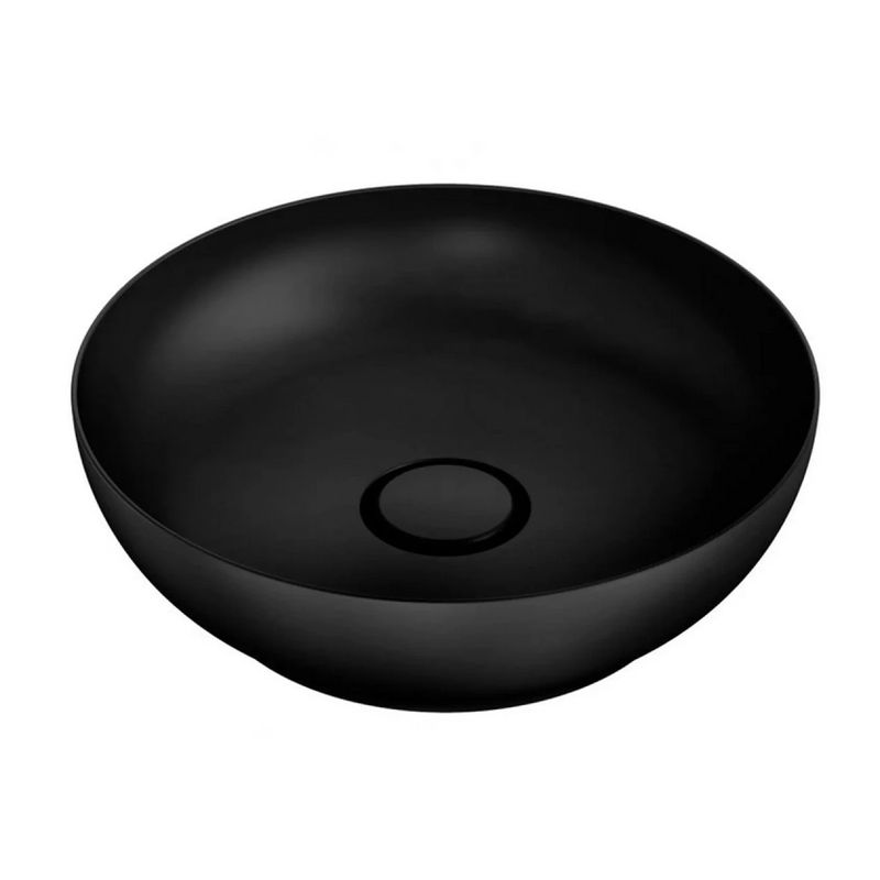 Baños-Lavamanos-Redondo-Platinum-Negro-Mate-425-cm