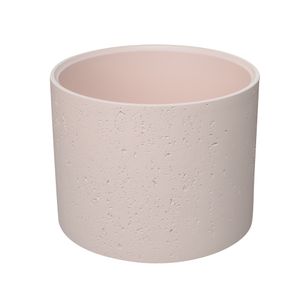Lavamanos Redondo Sobreponer Verona Rosa Mate sin rebalse 390 mm