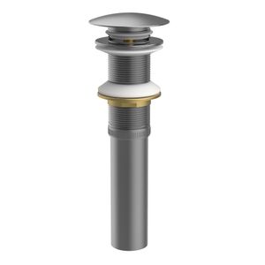 Desagüe Click 1 1/4" sin Rebalse Gun Grey