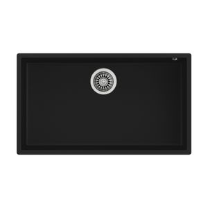 Lavaplatos de Granito Square 1 Cubeta Negro 760x440 mm