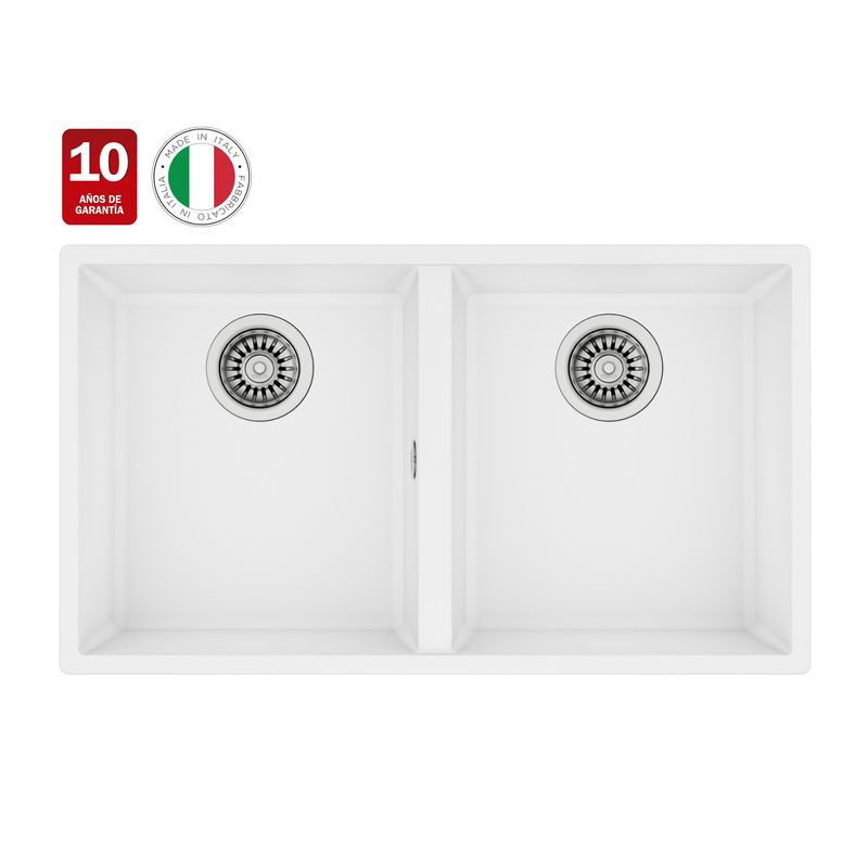 Cocina-Lavaplatos-de-Granito-Square-2-Cubetas-Blanco-760x430-mm