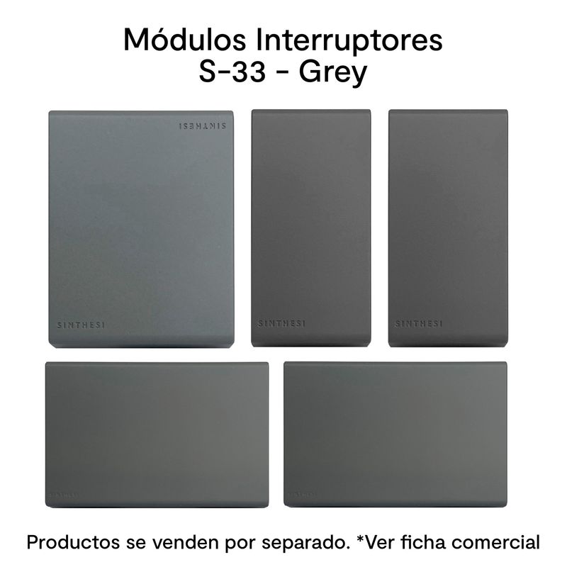 Instalacion-y-Repuestos-Enchufes-e-Interruptores-S33-Grey-Mate