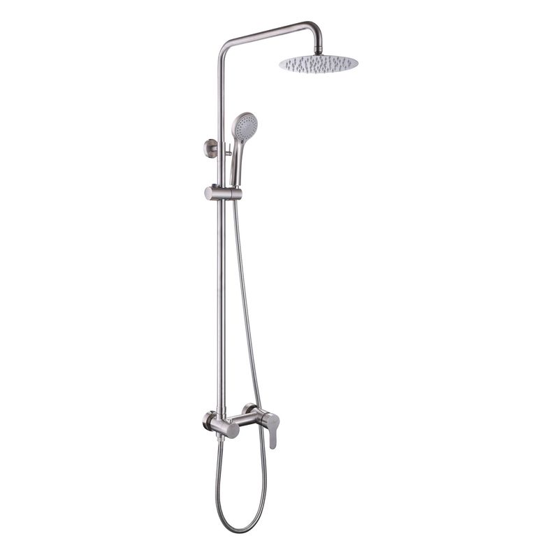 Baños-Columna-Ducha-New-home-20-cm-Brushed