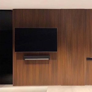 Panel Decorativo Cladding WPC Brushed TEAK 127x2880 mm