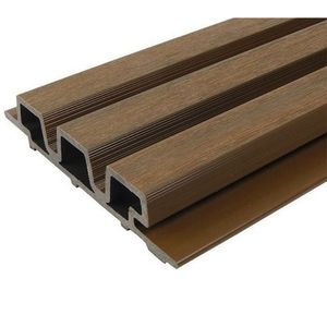 Panel Decorativo Cladding WPC Brushed TEAK 127x2880 mm