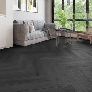 Piso Vinílico SPC Naturtrend Chevron Dark 142x710x5 mm