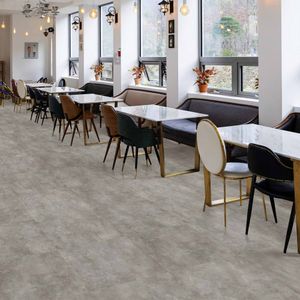 Piso Vinílico LVT Aurora Cement Greige 600x600 mm