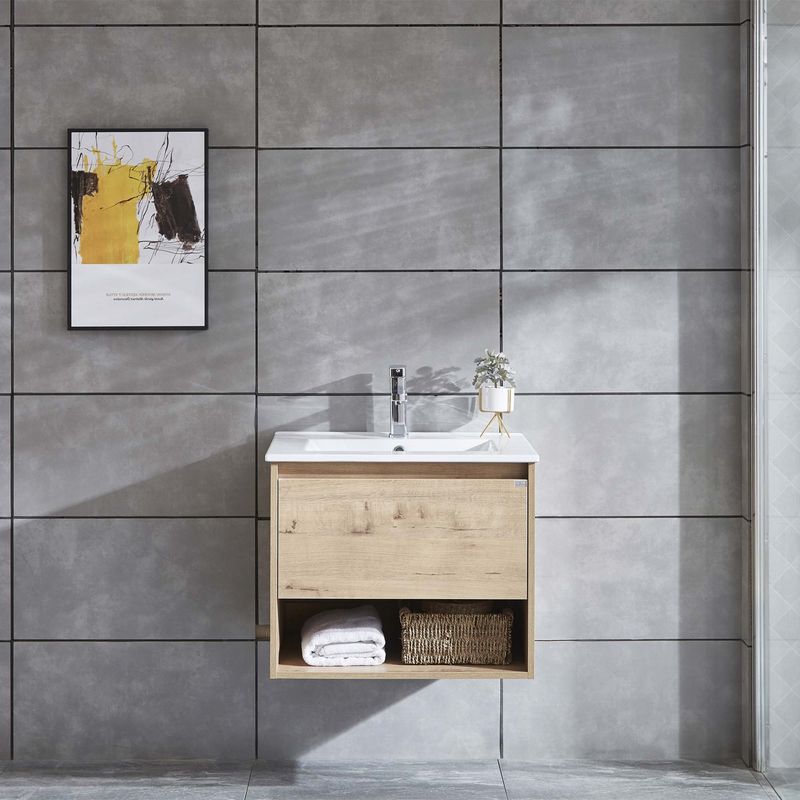 Baños-Mueble-de-Baño-Queen-Cajon-y-Repisa-con-Lavamanos-Caramel-600mm