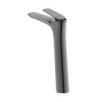 Baños-Griferia-Lavamanos-Prestige-Alta-24-cm-Gun-Metal-sin-Desague