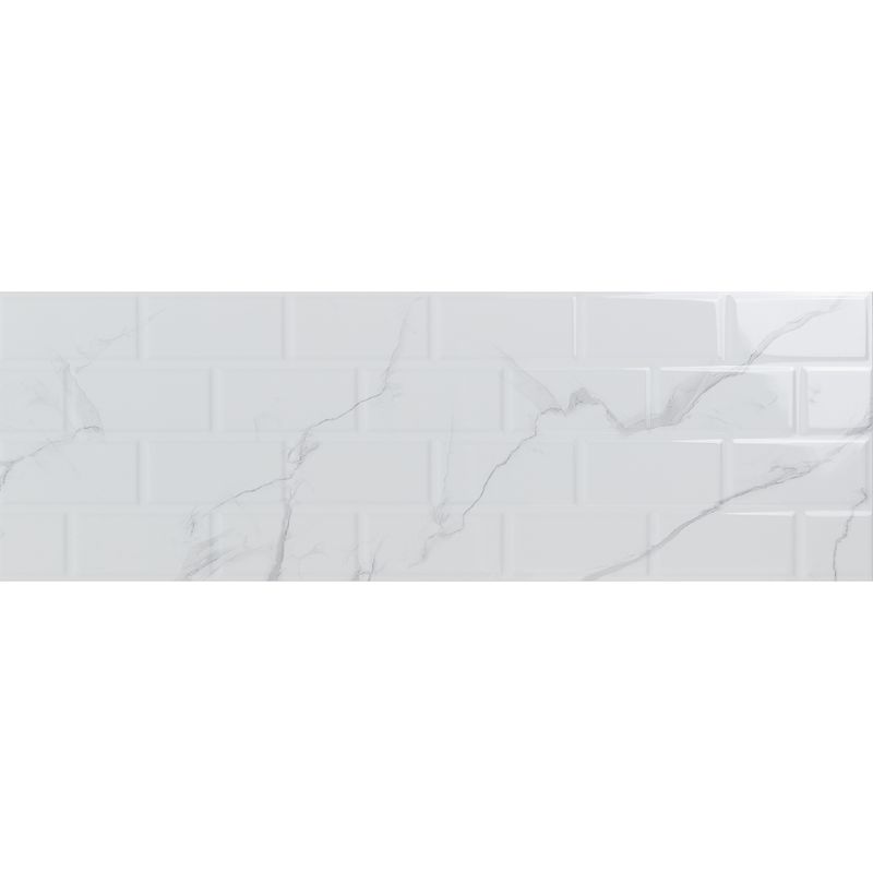 Pisos-y-Muros-Ceramica-Muro-Artic-Calacatta-Blanco-Retro-Brillante-30x90-cm