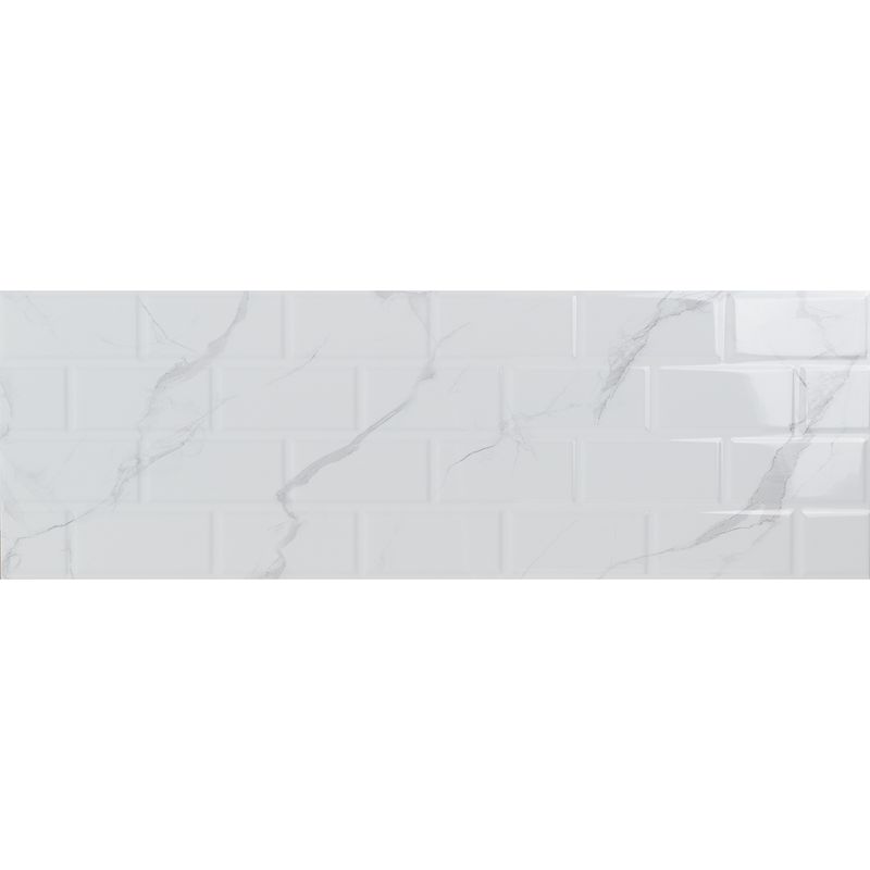 Pisos-y-Muros-Ceramica-Muro-Artic-Calacatta-Blanco-Retro-Brillante-30x90-cm