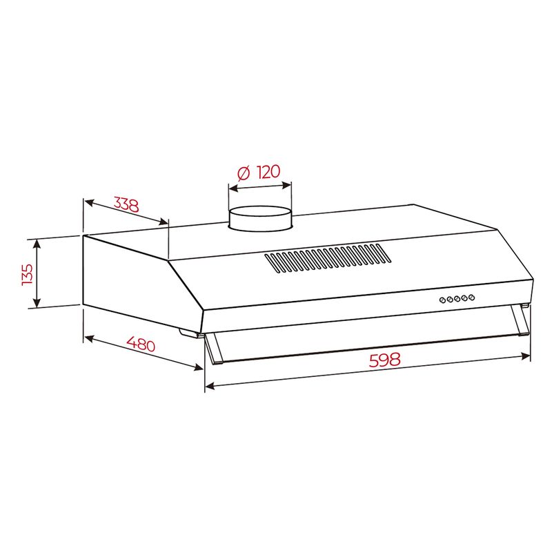 Cocina-Campana-Tradicional-CX-62120-KOS-BK-60-CM
