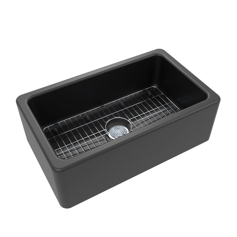 Cocina-Lavaplatos-Negro-Classic-Simple-con-Desague