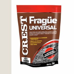 Fragüe Porcelanato y Cerámica Crest Marfil 5 Kg