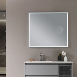 Espejo Led Style Desempañante y Aumento 90x80 cm
