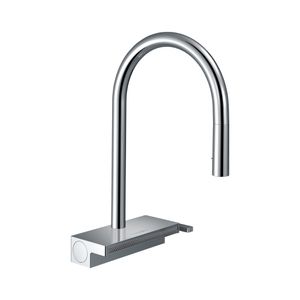 Grifería Cocina Aquno Select M81 Extraíble 3 Jet 73831000 Cromo