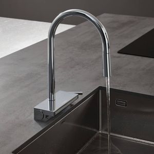 Grifería Cocina Aquno Select M81 Extraíble 3 Jet 73831000 Cromo