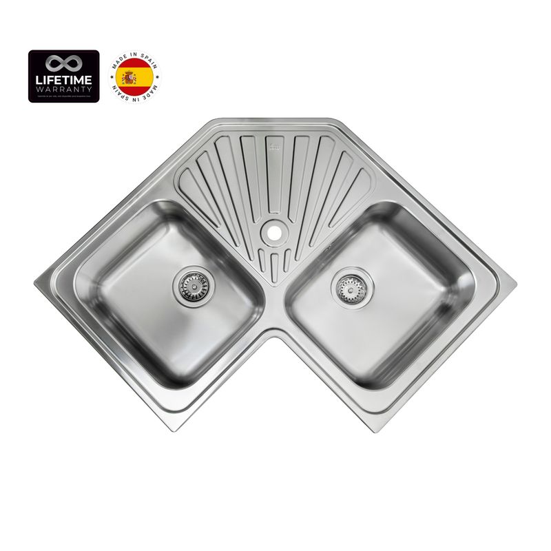 Cocina-Lavaplatos-Empotrable-Acero-Inoxidable-Classic-Angular