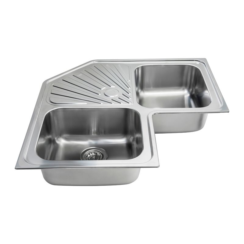 Cocina-Lavaplatos-Empotrable-Acero-Inoxidable-Classic-Angular