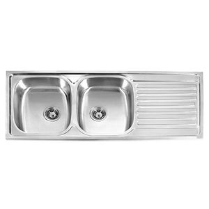 Lavaplatos Soho Doble 1200x500 Satinado
