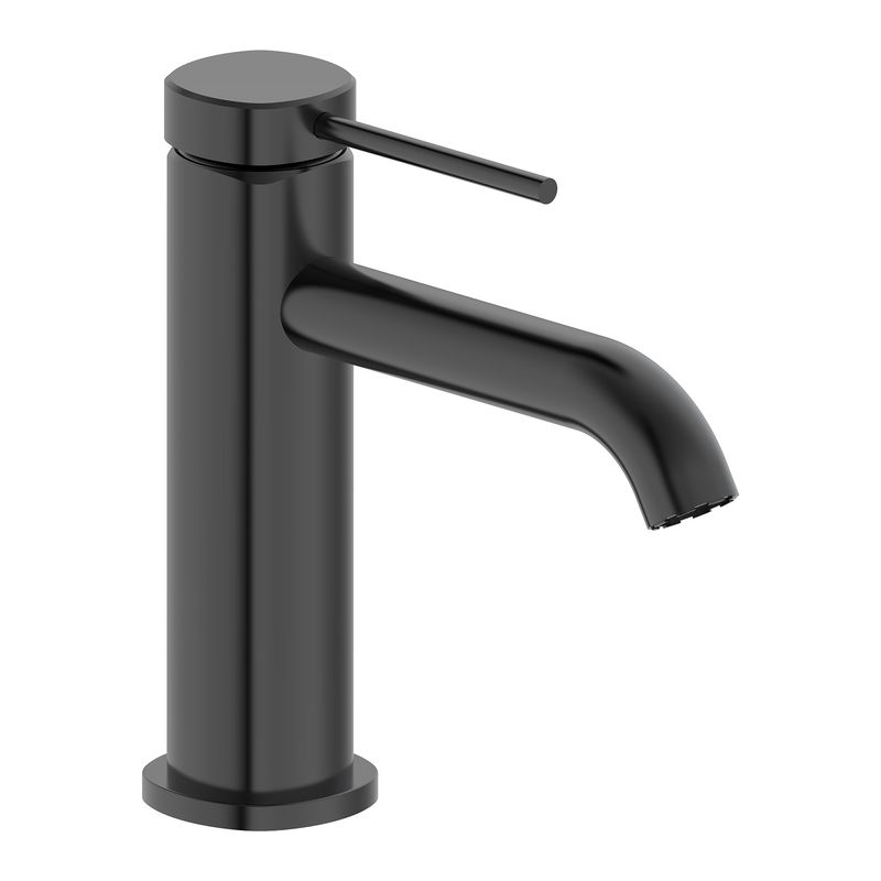Baños-Monomando-Lavamanos-Trend-Negro-Mate