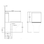 Baños-WC-Berlin-a-Piso-Rimless-Negro-Mate-220-mm