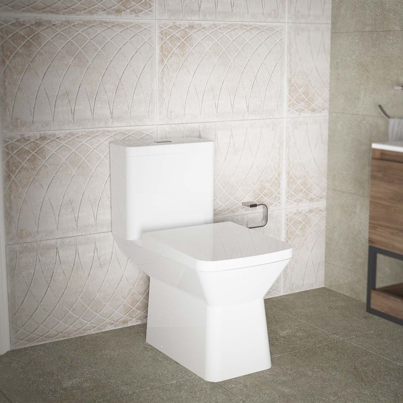 Baños-WC-Kubik-One-Piece-Descarga-Piso-con-Asiento-y-Fijaciones-Blanco