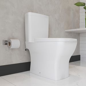 WC Boss a Piso Doble Descarga con Asiento Caída Amortiguada Blanco