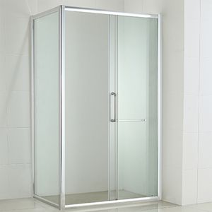 Mampara Ducha Style Esquinada 1 Puerta Corredera 1200x800x1980 mm