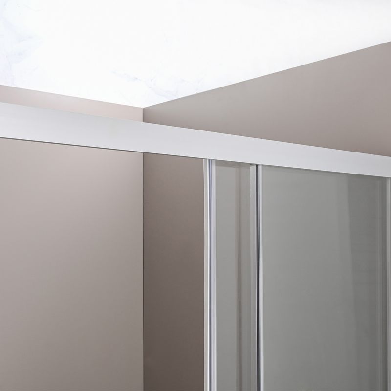 Baños-Mampara-Corredera-Clover-Cromada-Mate-130x198-cm