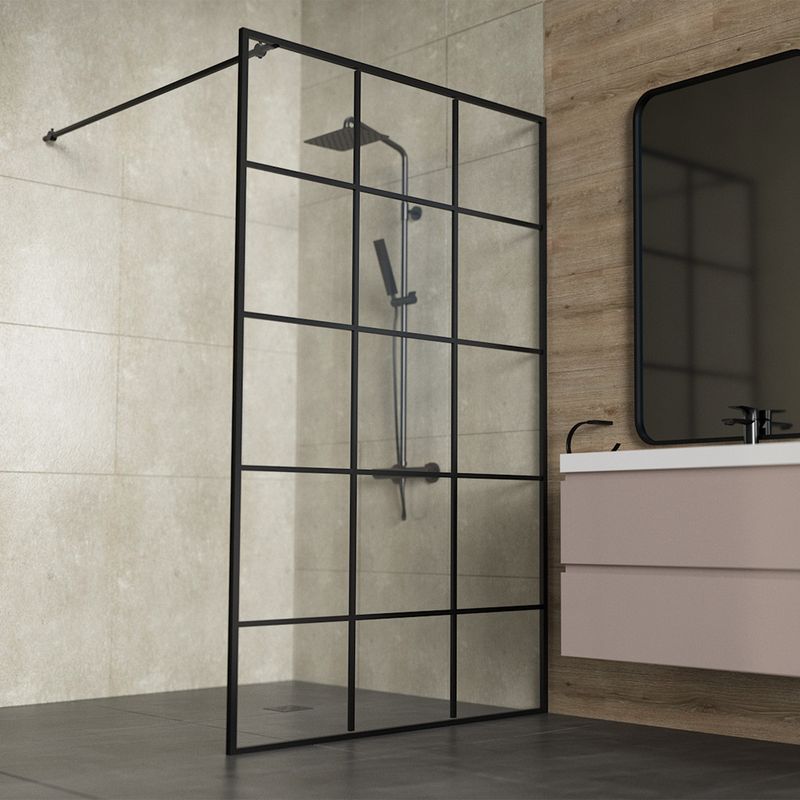 Baños-Mampara-Fija-Grid-con-Vidrio-Templado-120