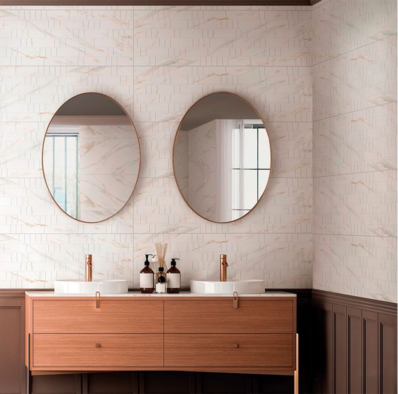 Pisos-y-Muros-Ceramica-Muro-Artic-Golden-Blanco--Beige-Brick-Brillante-30x90-cm