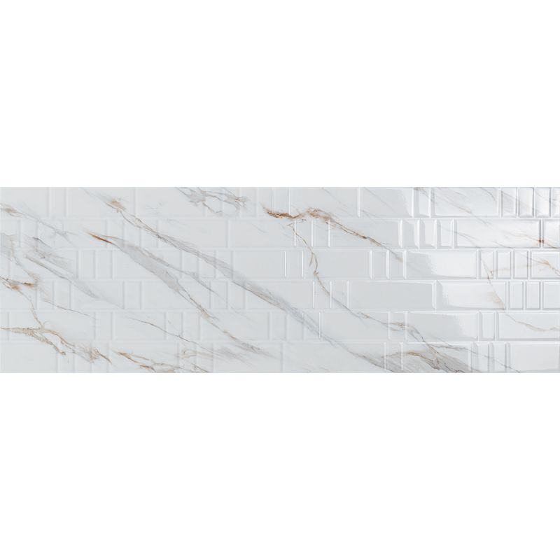 Pisos-y-Muros-Ceramica-Muro-Artic-Golden-Blanco--Beige-Brick-Brillante-30x90-cm