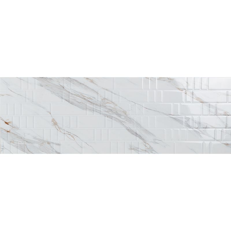 Pisos-y-Muros-Ceramica-Muro-Artic-Golden-Blanco--Beige-Brick-Brillante-30x90-cm