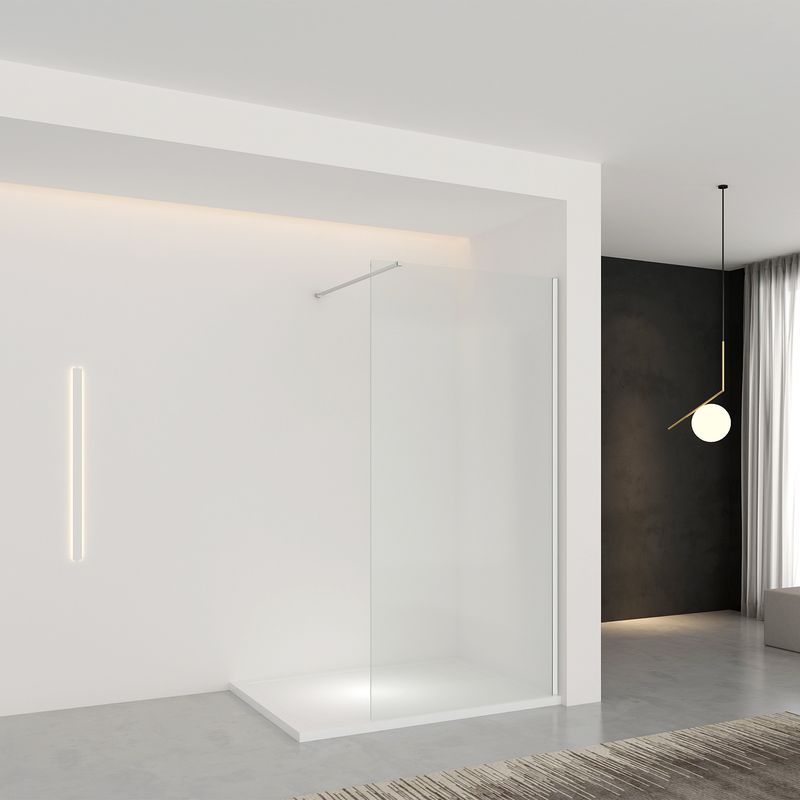 Baños-Mampara-Fija-Style-N-con-Brazo-Extensor-Cromado-1000-Mm