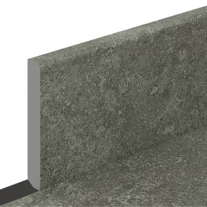 Guardapolvo PVC Dallas Grey 100x15x2400 mm