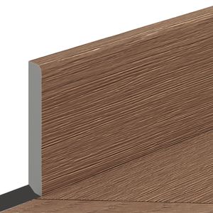Guardapolvo PVC Parquetry Natural 100x15x2400 mm