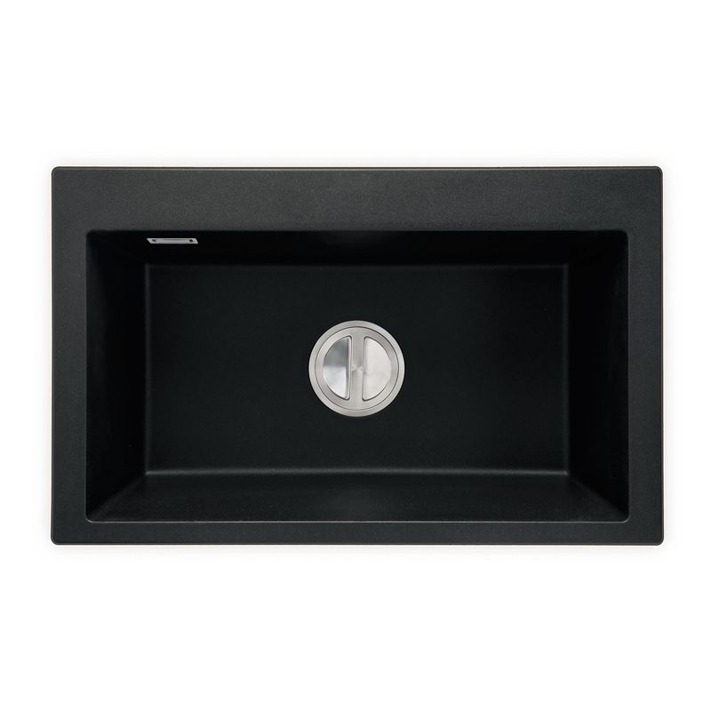 Cocina-Lavaplatos-Arezzo-830-Simple-Negro-Mate