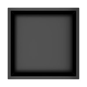 Nicho de Ducha Block Brushed Negro Mate 330x330x100 mm