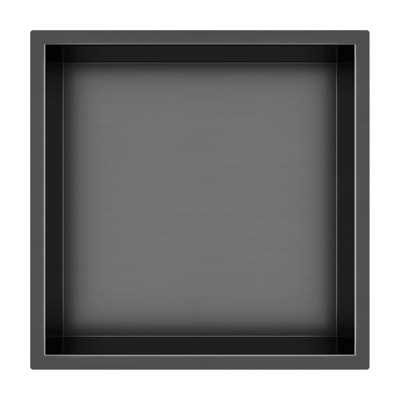Baños-Nicho-de-Ducha-Block-Brushed-Gun-Metal--330x330x100-mm