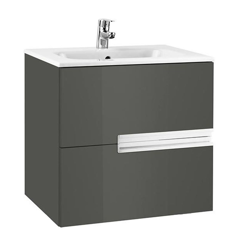 Baños-Mueble-de-Baño-Victoria-N-2-Cajones-Gris-Antracita-800-mm-con-Lavamanos