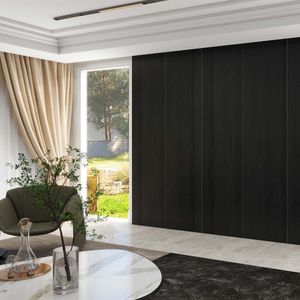 Panel Decorativo de WPC Fancy Plank Gris Oscuro 60x285 cm