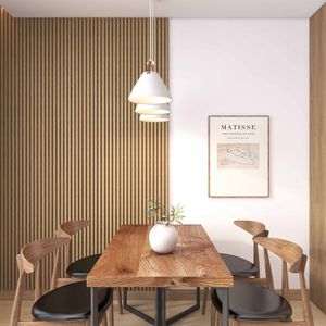 Panel Decorativo de WPC Duvar Roble 15.8x285 cm