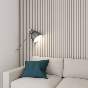 Panel Decorativo WPC Duvar Gris 150x2850x25 mm